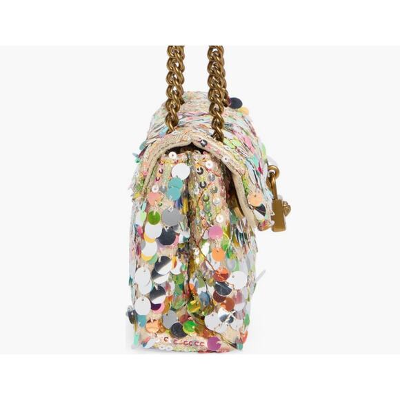 Kurt Geiger Multicolor Sequin Shoulder Bag - Picture 3 of 6